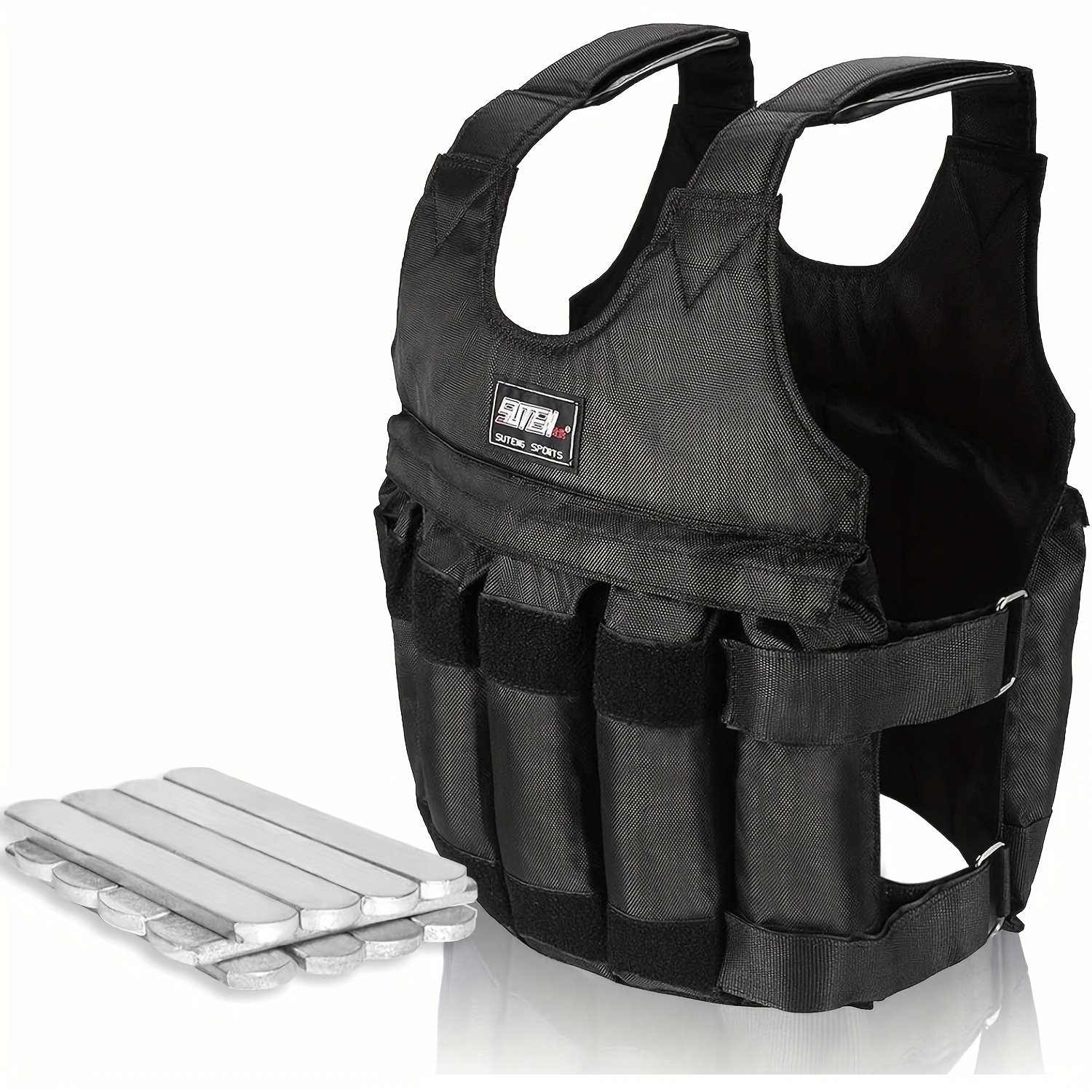 Adjustable Weighted Vest with Weights - Image 3